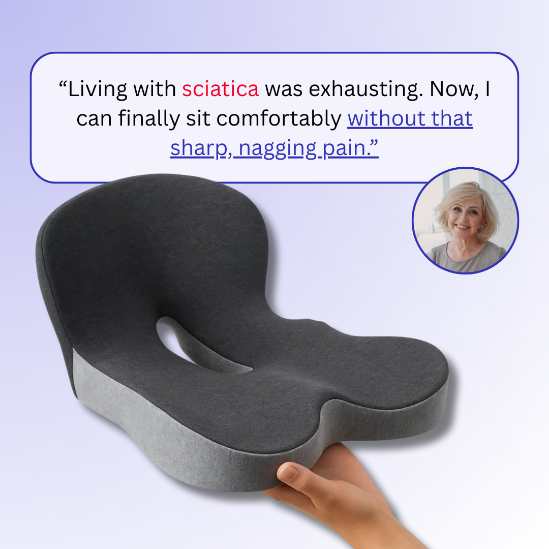 Vertabro™ Comfort + Seat Cushion