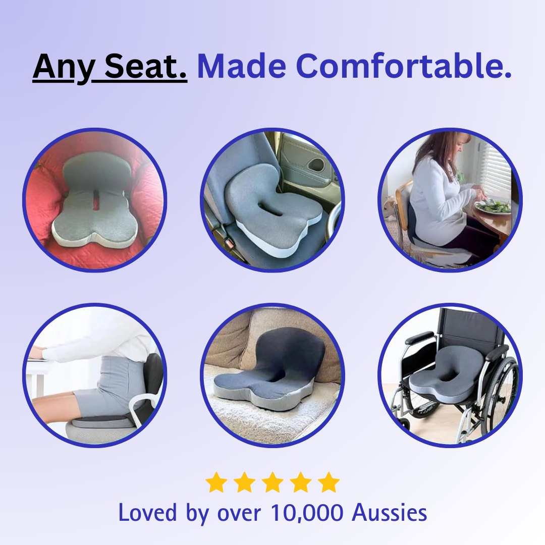Vertabro™ Comfort + Seat Cushion