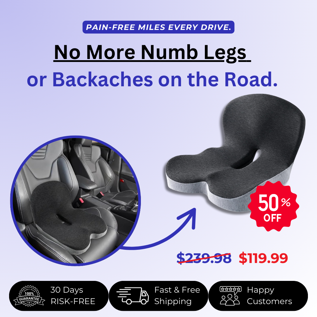 Vertabro™ Comfort + Seat Cushion